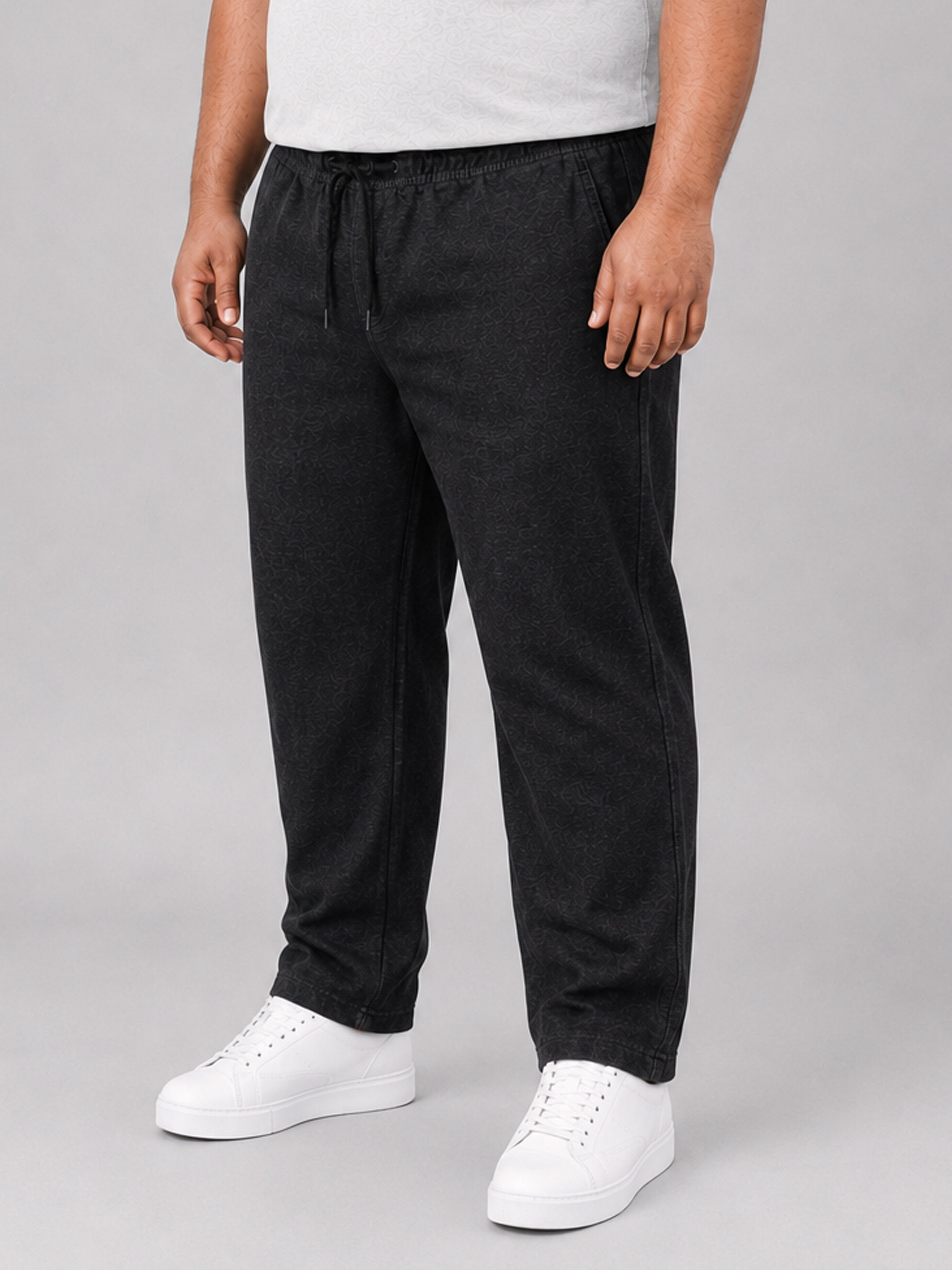 Plus Size Chinos Jogger - Grey