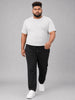 Plus Size Chinos Jogger - Black