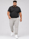 Plus Size Chinos Jogger - Light Beige