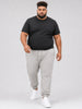 Plus Size Chinos Jogger - Light Beige